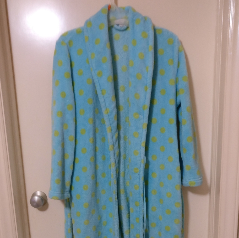 Carter Club Polka Dot Bathrobe Size:M
